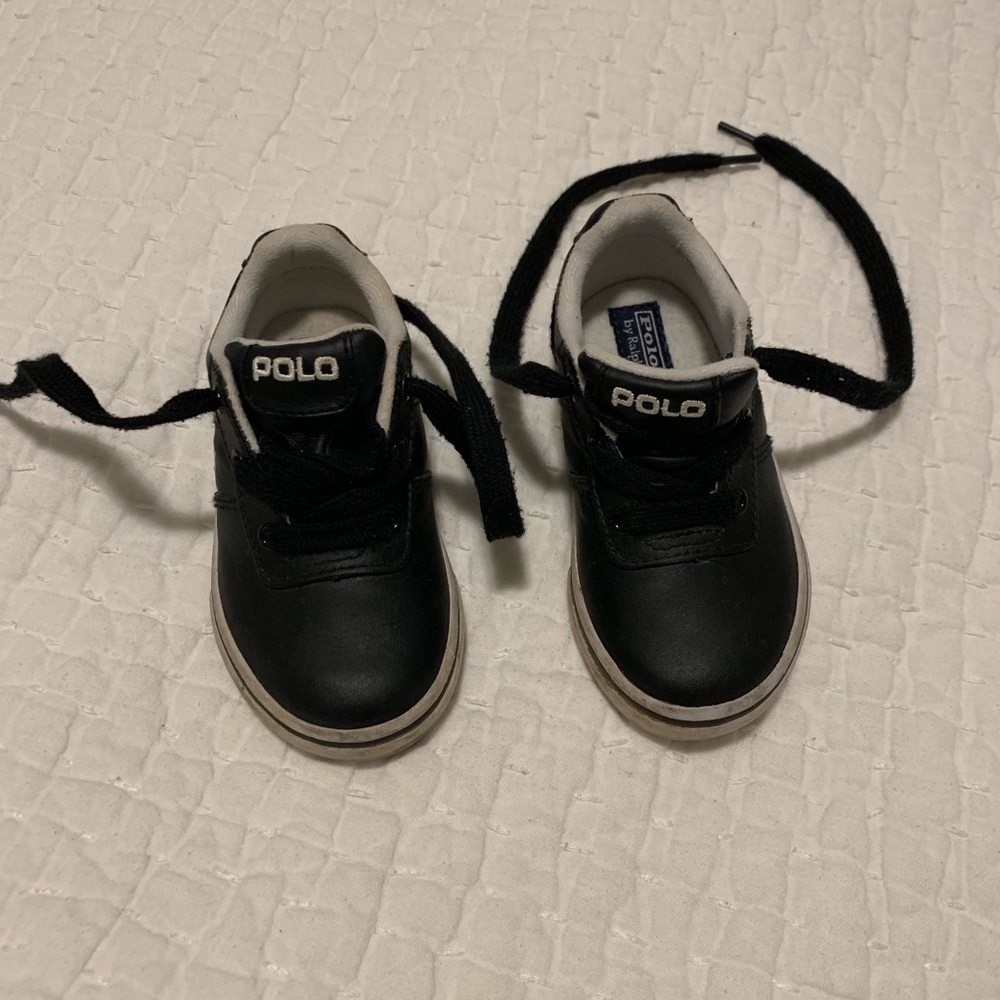 Black Toddler Shoes. POLO by Ralph Lauren